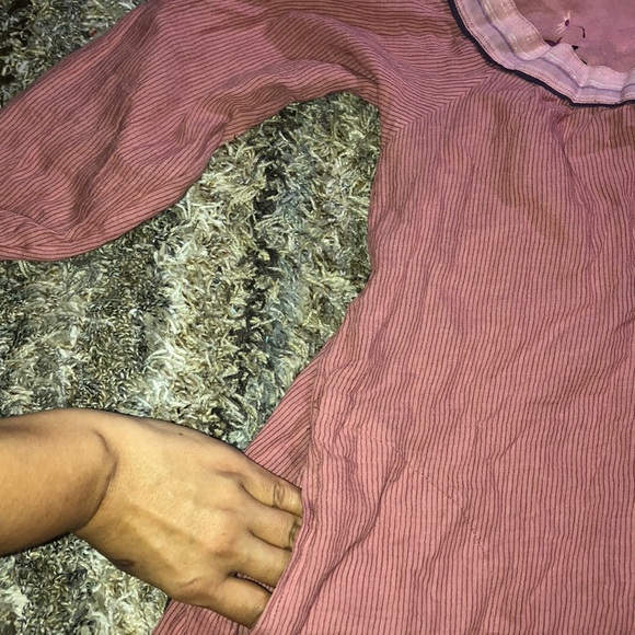 NEW FREE PEOPLE M L HEARTS COLORS SWING TOP BLOUSE - Picture 4 of 8